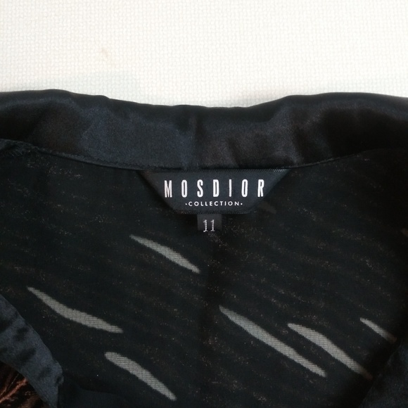 Vintage Animal Print Long Sleeves Top - Picture 5 of 8